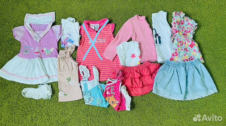 Вещи на девочку 2,3,4 года пакетом, комплекты