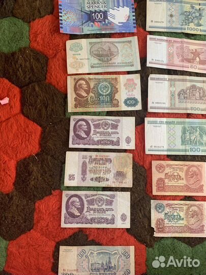 Винтажные купюры СССР и Белорусь