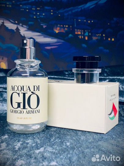 Acqua di gio giorgio armani 50мл