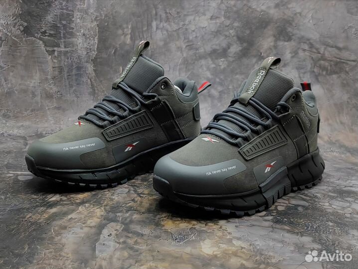 Мужские зимние кроссовки с мехом reebok