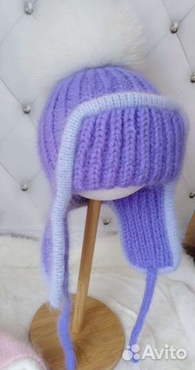 Шапка-ушанка на ребёнка 1,5-2 года