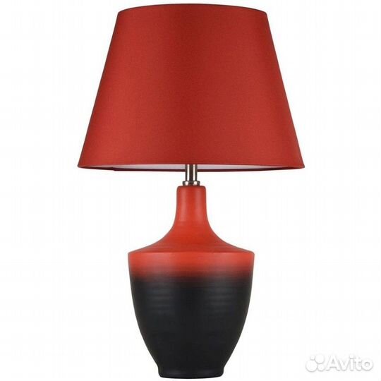 Лампа настольная красная