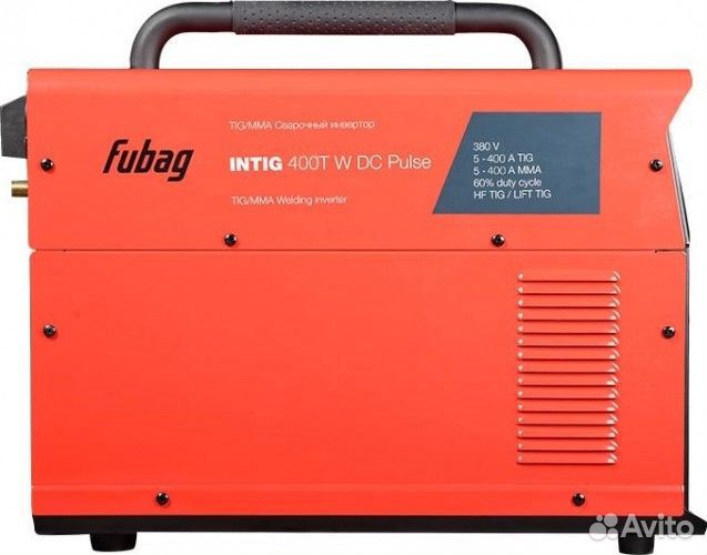 Аппарат аргонно-дуговой сварки fubag intig 400T W DC pulse (31454) + горелка fb tig 26 5p 4m (38459)