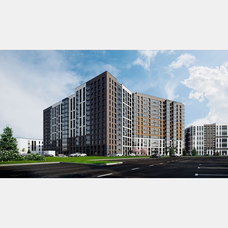 1-к. квартира, 61,5 м², 1/16 эт.