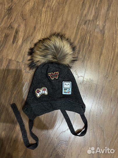 Шапка для мальчика зимняя 50-52