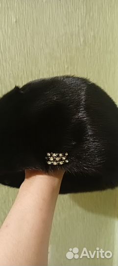 Шапка норковая женская