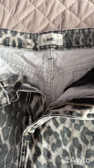 Леопардовая юбка lime