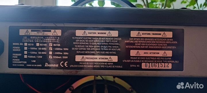 Комбоусилитель ibanez