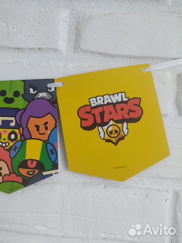 Атрибутика и конкурсы для др в стиле Бравл Старс