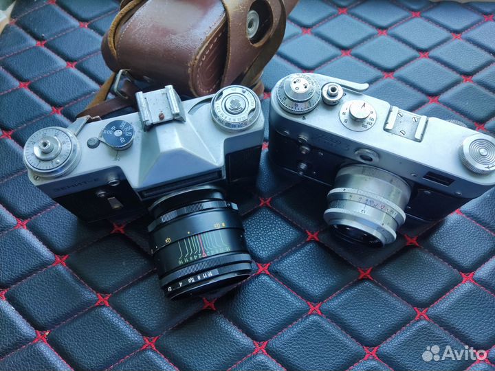 Плёночные фотоаппараты СССР фэд-3 и zenith-Е