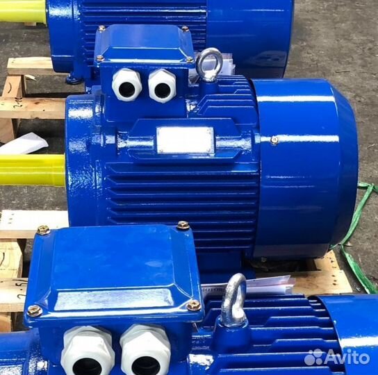 Электродвигатель аир 132S6 5.5кВт 1000об новый