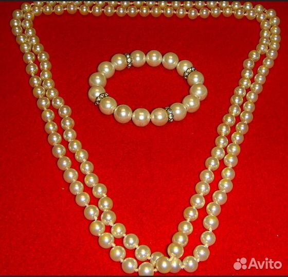 Гарнитур из жемчуга