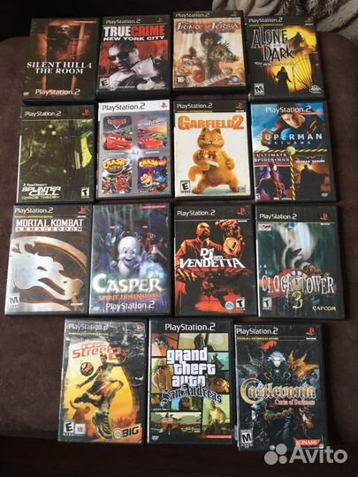 Диски на sony playstation 2