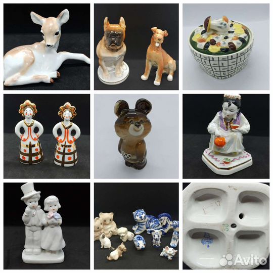 Фарфоровые статуэтки СССР