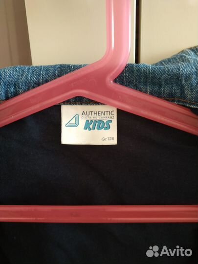 Джинсовая куртка размер 128