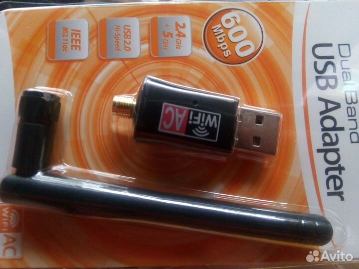 Wifi адаптер для ноута, 2,4 Ггц