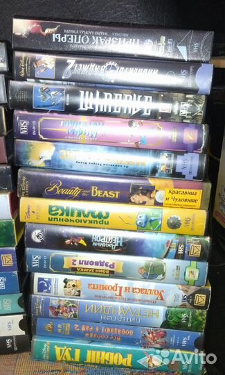 Видеокассеты vhs лицензия мультфильмы и фильмы