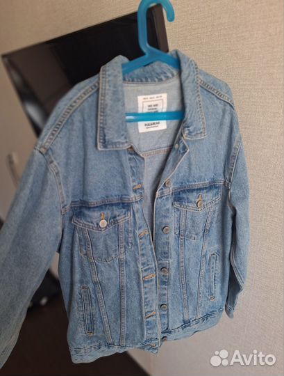 Джинсовая куртка pull bear