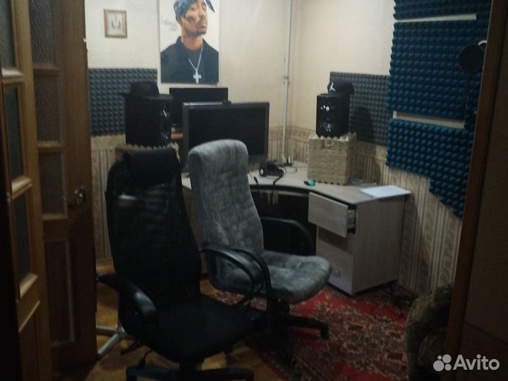 Микрофон, звуковая карта, студия