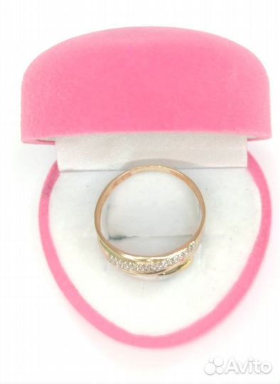 Кольцо золотое 585 (арт 124068) Сп29