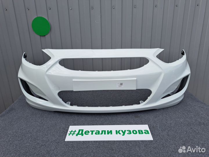 Hyundai Solaris 1 передний бампер все цвета