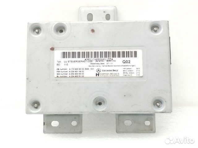 Блок управления мультимедиа Mercedes-Benz