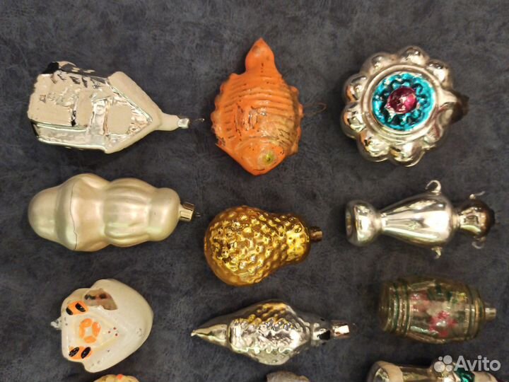 Ёлочные игрушки СССР в реставрацию