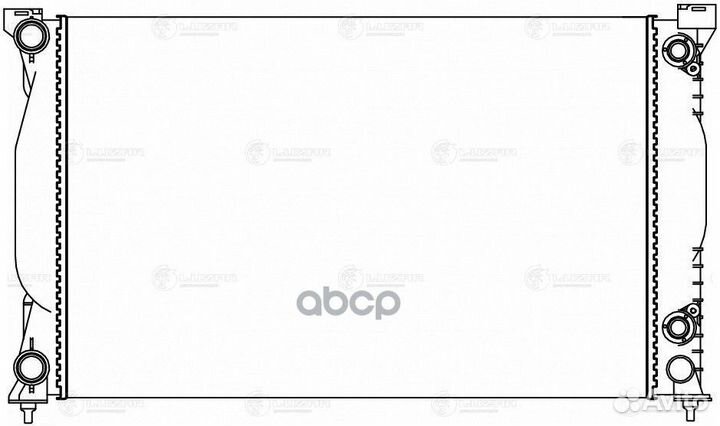 Радиатор охлаждения для а/м Audi A4 (00) / (04)