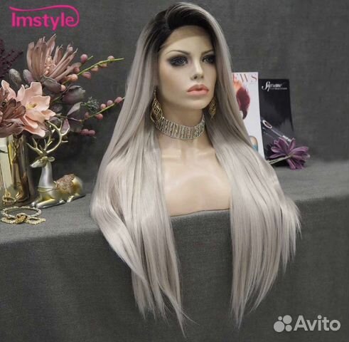 Парик на сетке из искуственных волос