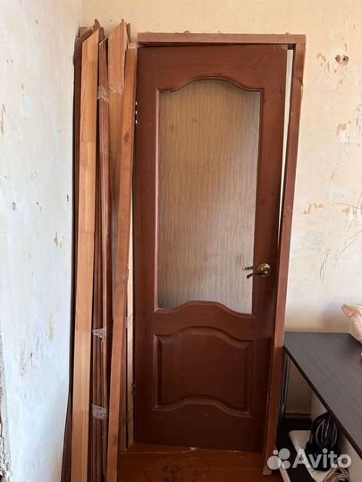 Двери межкомнатные с коробкой деревянные