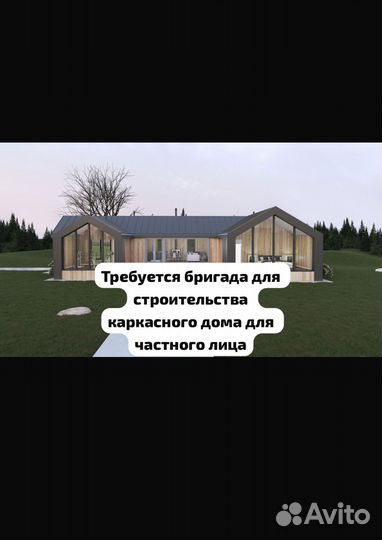 Бригада для строительства каркасного дома