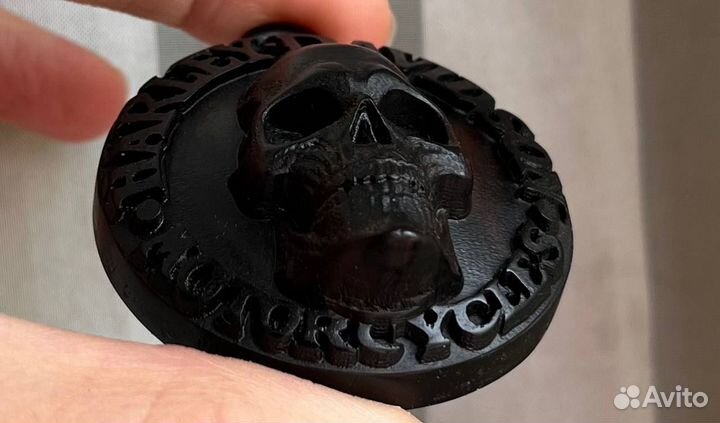 Брелок, подвеска Harley-Davidson Харлей Череп Эбен