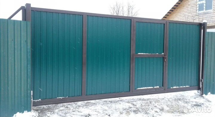 Заборы из профнастила под ключ