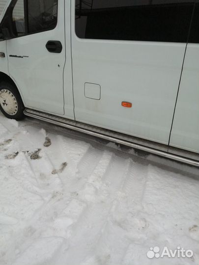 Пороги с листом 42 мм Газель next