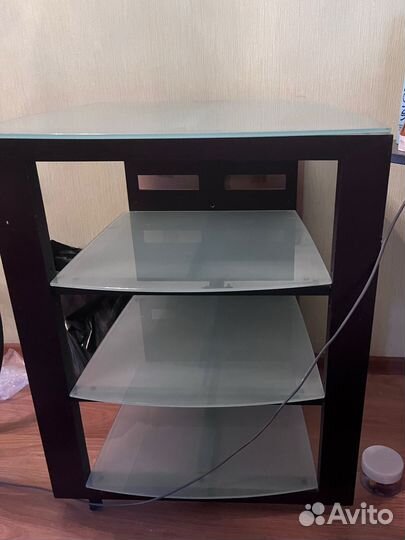 Стеклянная тумба