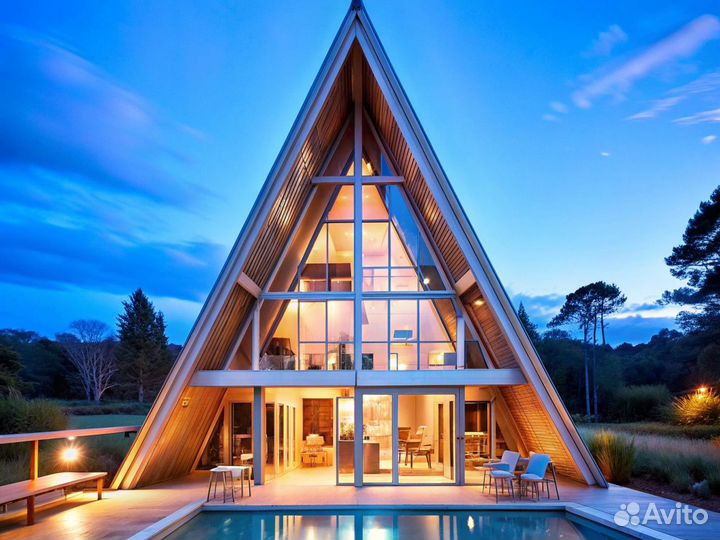 Строительство домов A-frame