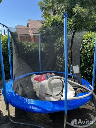 Батут с сеткой