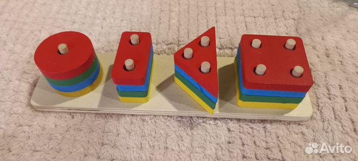 Развивающие деревянные игрушки пакетом