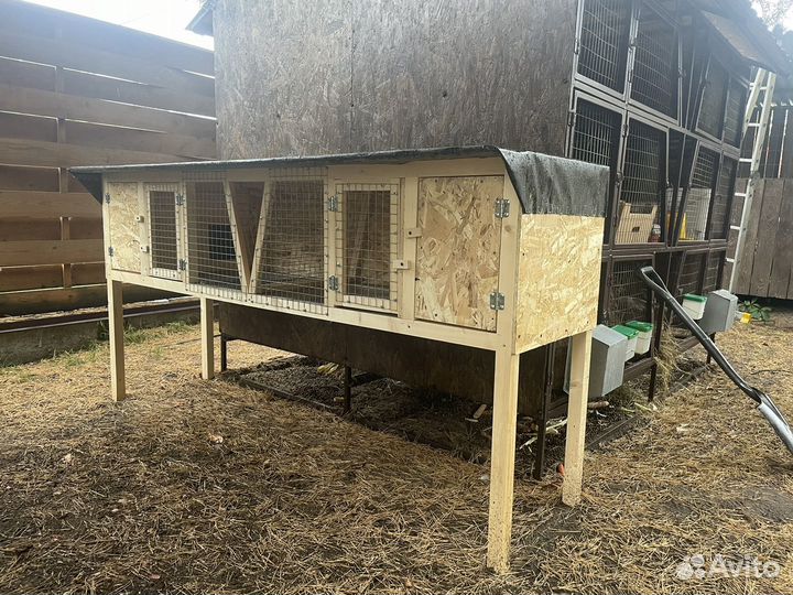 Клетка для кроликов с маточником