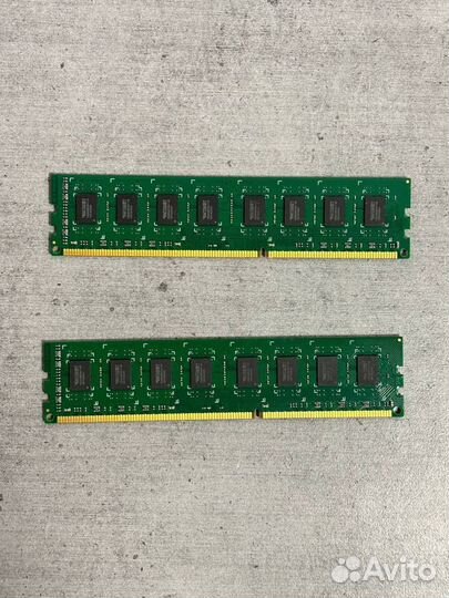 Оперативная память ddr3 2х4gb 1600