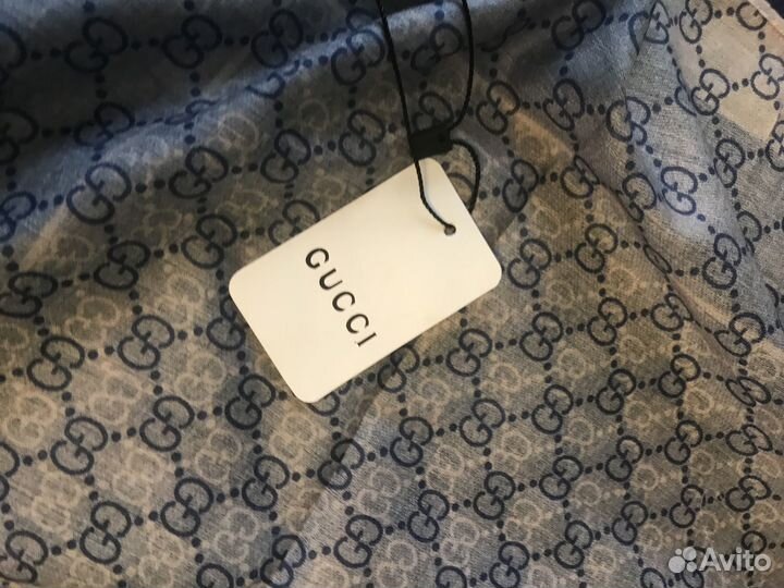 Платок gucci шелк-шерсть