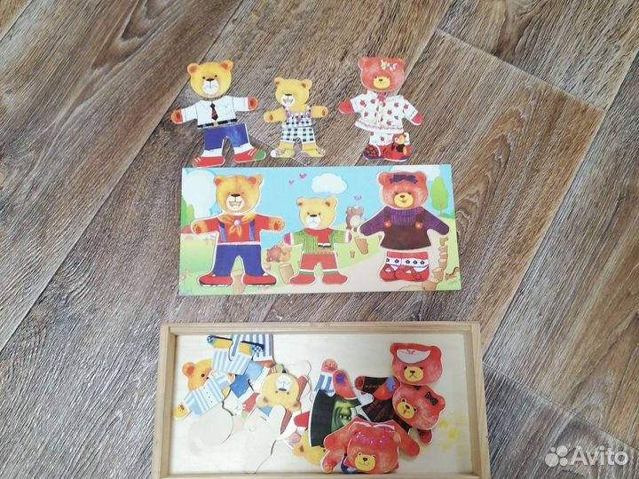 Развивающие деревянные игры