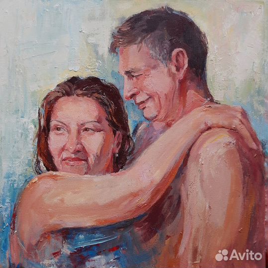 Портрет маслом на холсте