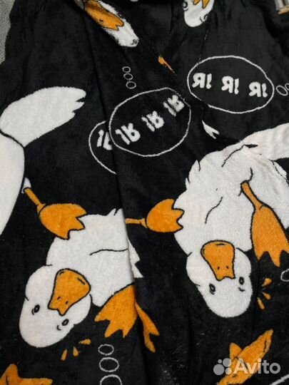 Плед флисовый гуси 170*200