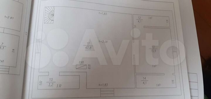 Коттедж 210 м² на участке 15 сот.