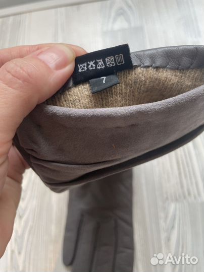 Длинные кожаные перчатки