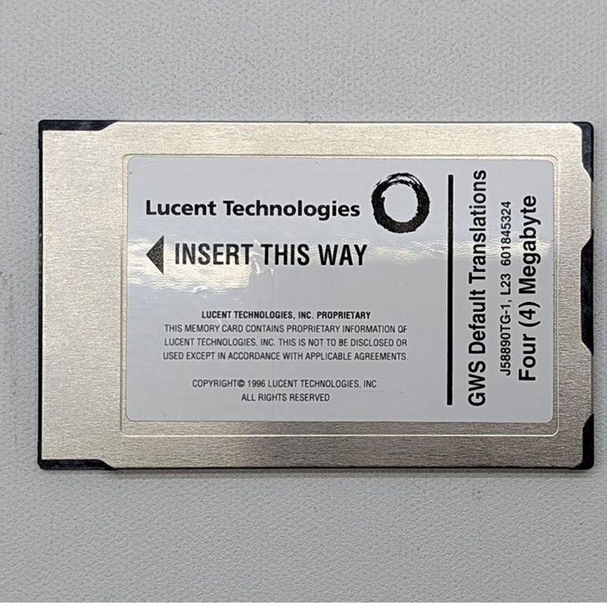 [J58890TG-1] Карта Памяти Alcatel Lucent, 4 Мб