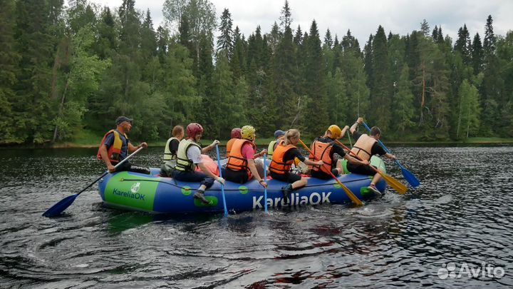 Тур по реке Шуя. рафтинг в Карелии. за 3 дня 11500