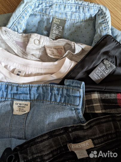 Пакет вещей для девочки на 2-3 года