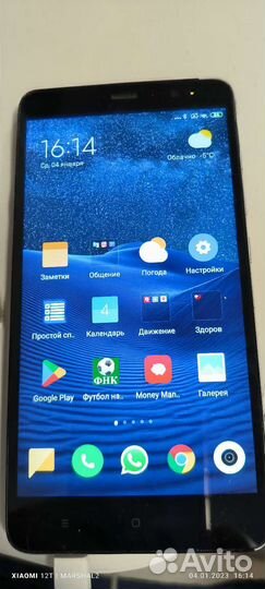 Смартфон redmi note 3 3/32